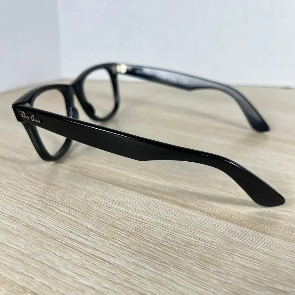 Ray-Ban RB2140 901 Wayfarer Sunglasses Polished Black FRAMES ONLY 50-22 Italy